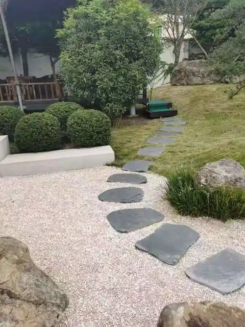 青石板踏步花园草坪垫脚园林汀步天然庭院地砖户外脚踏铺路石别墅 不