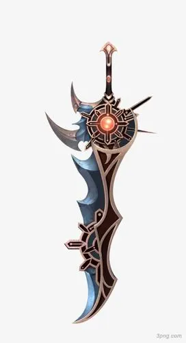 武器刀png素材透明免抠图片卡通手绘