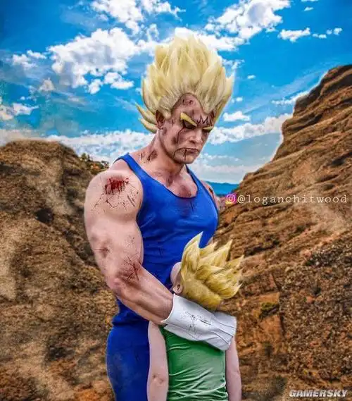 美国运动员cos七龙珠贝吉塔这肌肉量神还原