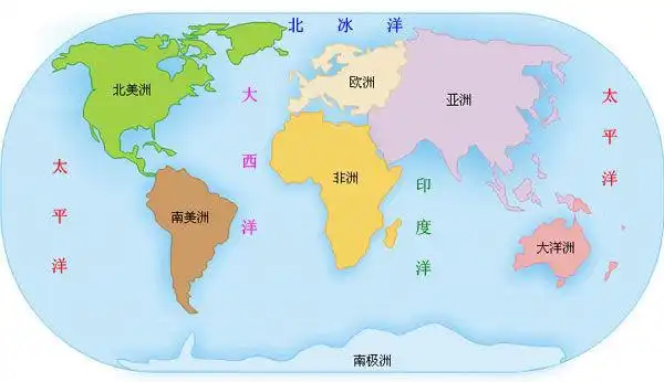 广阔的海洋,从蔚蓝到碧绿,美丽而又壮观.海洋,海洋.