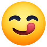 下载馋嘴的笑脸的emoji表情大图