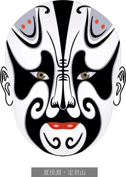 【经典】脸谱 矢量素材【完整】