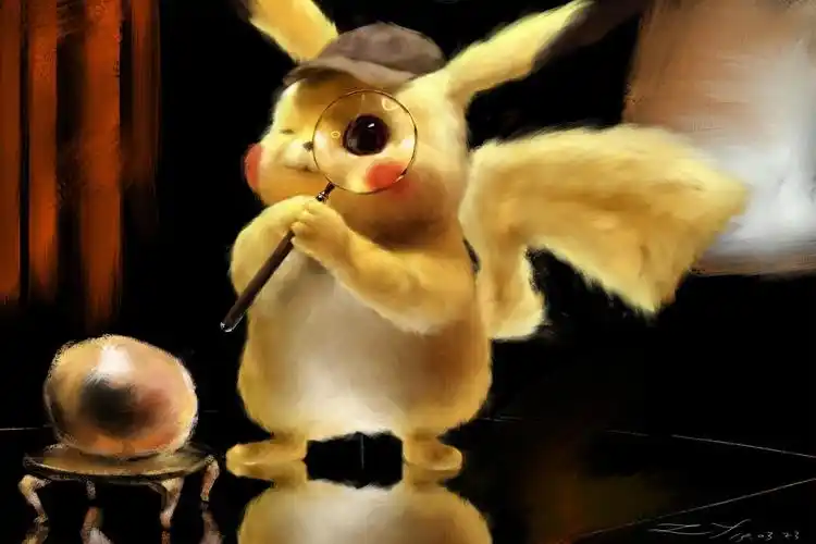 放电老鼠皮卡丘_市民郑先生__插画师作品_涂鸦王国gracg.com