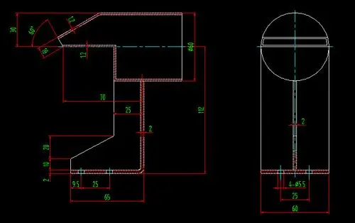 钣金公司折弯图纸 是要求绘图员怎么绘制的————是给你个实物要你