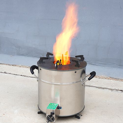 户外柴火炉猛火炉无烟家用环保炉具取暖便携木柴气化炉农村柴火灶