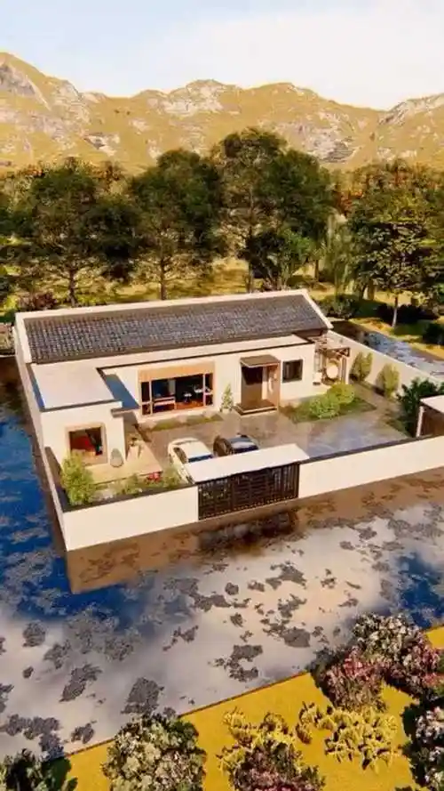 农村平房小院装修设计