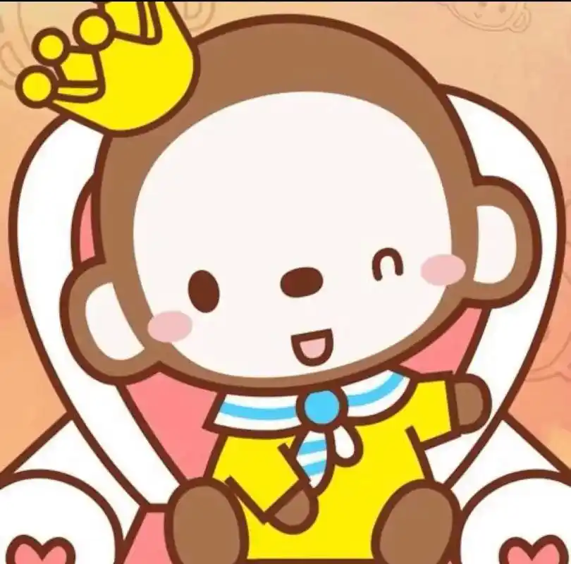 可爱的小猴子卡通图片#卡通头像 #呆萌呆萌 - 抖音