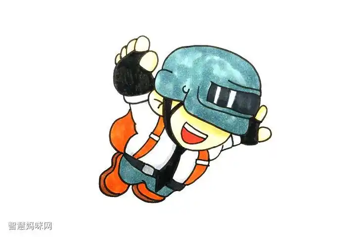 吃鸡人物怎么画