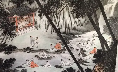 马骏用绘画记述王义之《兰亭序》