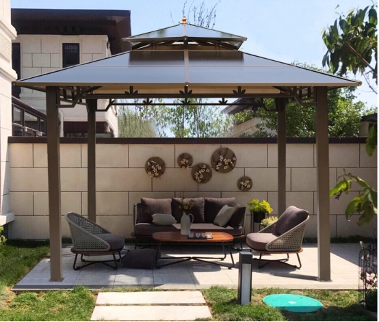 20款花园凉亭设计效果图片,装上花园凉亭,隔壁邻居都羡慕哭了