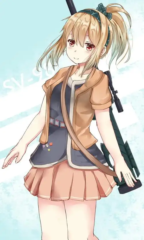 sv-98女孩子联系练习同人创作sv-98枪少女前线二次创作-触站