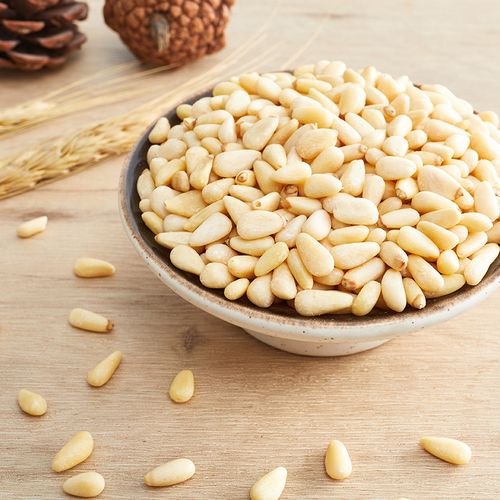 原味生松子仁东北野生白松仁熟红松子大颗粒散装松子肉500g大白松熟