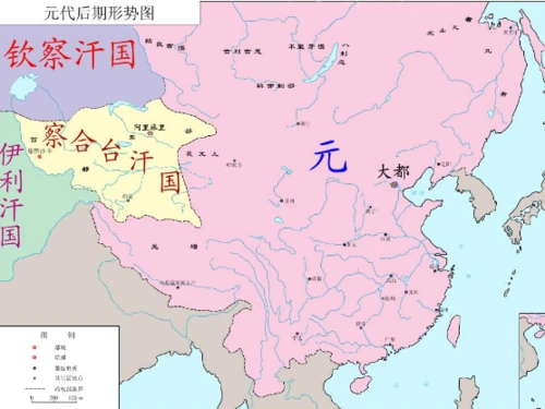 元朝疆域图