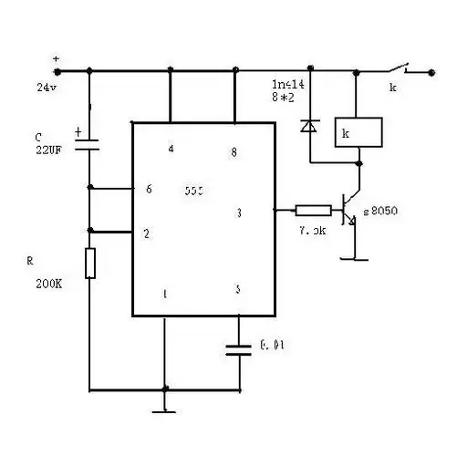 用555电路如何做一个延迟电路延迟时间是1分半钟!