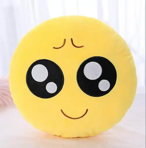 布娃娃公仔枕头笑脸靠垫睡觉定制礼物 可怜 40厘米【抱枕定制文字】