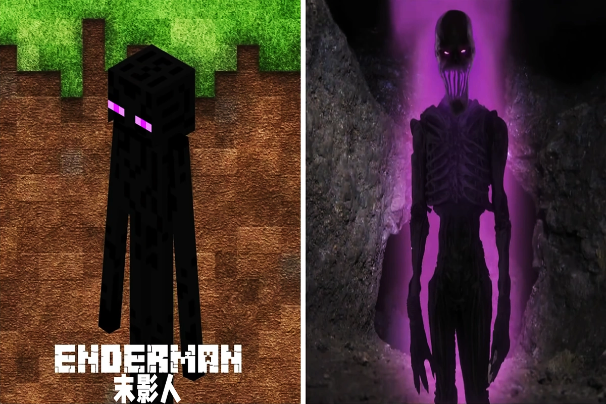 我的世界:手绘真实版mc,若怪物变成这样,似乎更有压迫感