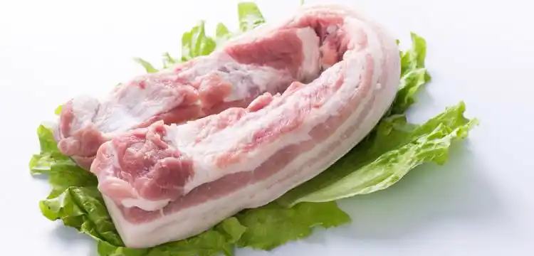 猪肉(肋条肉)的热量和营养价值