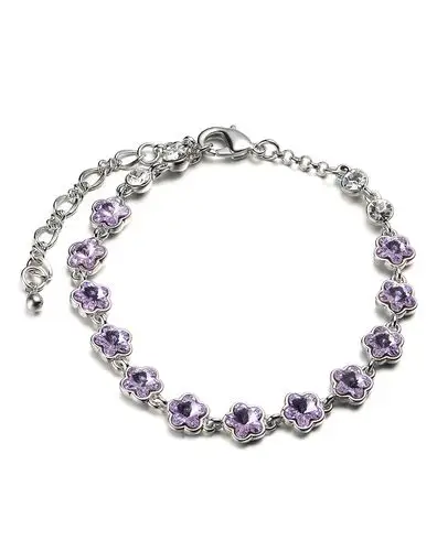 浅紫爱的天堂施华洛世奇水晶手链
