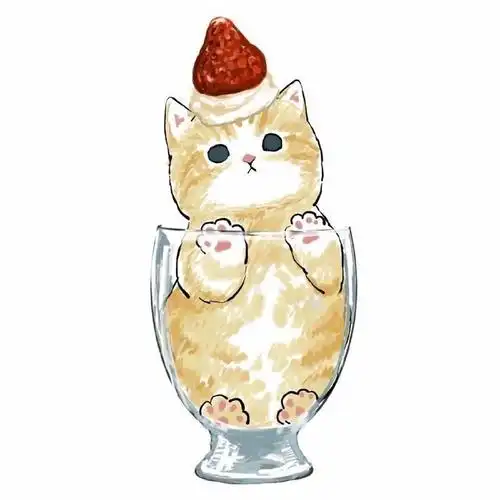 猫咪头像‖来一杯夏日小可爱吗?