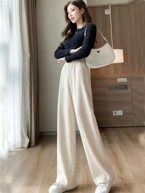 阔腿裤冬季女_价格_品牌_图片_怎么样 蘑菇街