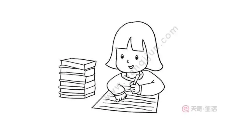 考试很好的简笔画