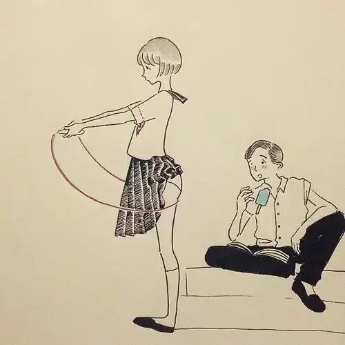 一组比费玉清还污的情侣插画看完了想哭好真实