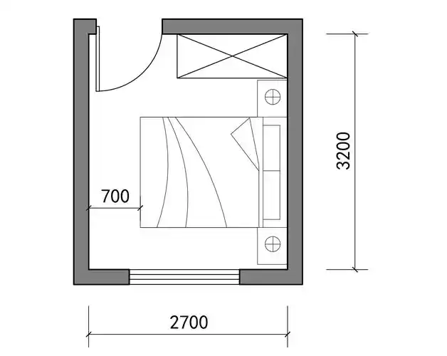 户型房间到底够不够大?户内常见家具尺寸总结