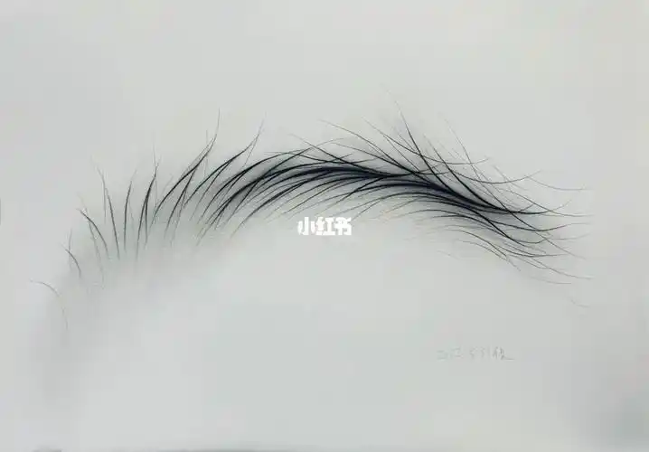 线条眉  #野生眉  #素描野生眉  #野生线条眉  #野生线条眉画法第1