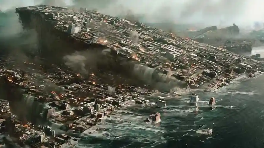 科幻灾难片2012海啸扑面而来全球唯一的避难所在中国