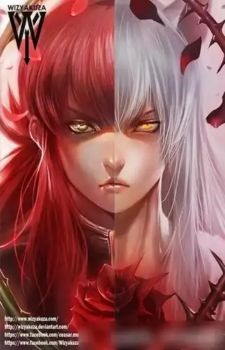 动漫人物正义与邪恶脸对比图鸣人不管正邪我都爱啊