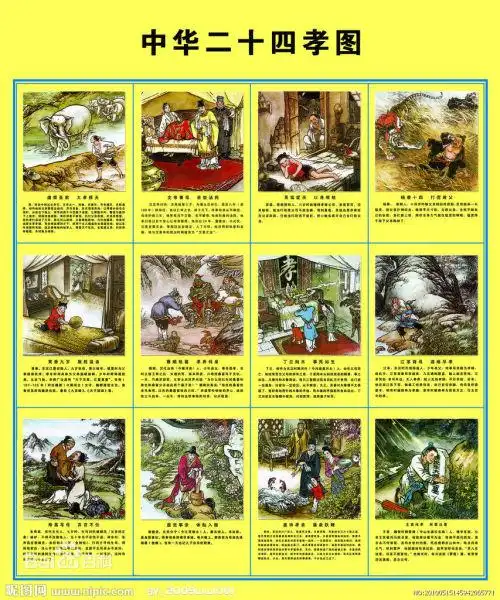 二十四孝是哪24孝,并附内容,最好有图
