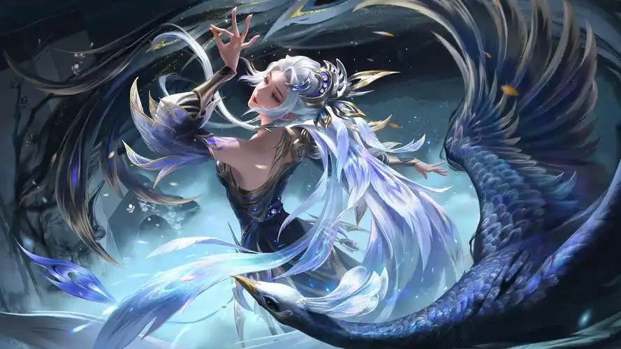 王者荣耀,虞姬云霓雀翎星传说高清电脑壁纸,免费下载,畅享游戏视觉