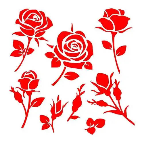 矢量玫瑰图片