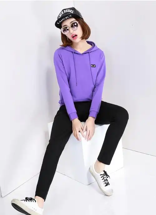 2017春装新款运动服宽松休闲装夏卫衣两件套女装