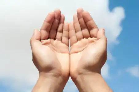 手托环保标志图片