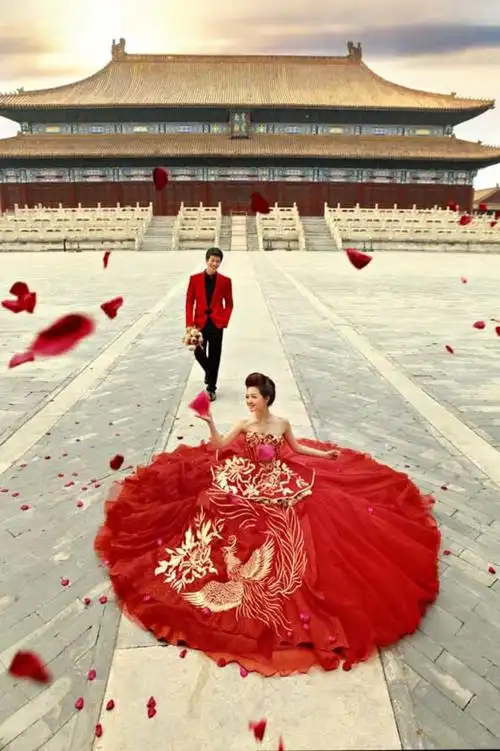 中国风婚纱照格美摄影qq:2442028066 电话18701698667格美摄影官网