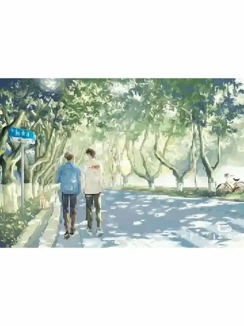 三号路依然长得没有尽头梧桐阴还是枝繁叶茂