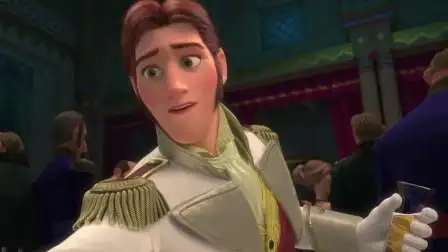 安娜公主与汉斯王子再遇,两人心意相通