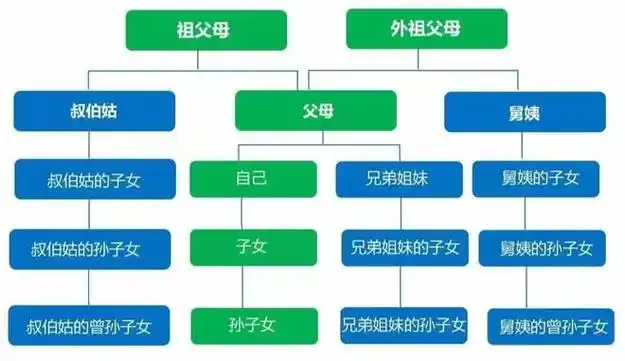 什么是三代血亲:从农村的"服制"到近现代亲系和亲等的规定