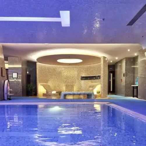 打卡北京jw万豪酒店泳池