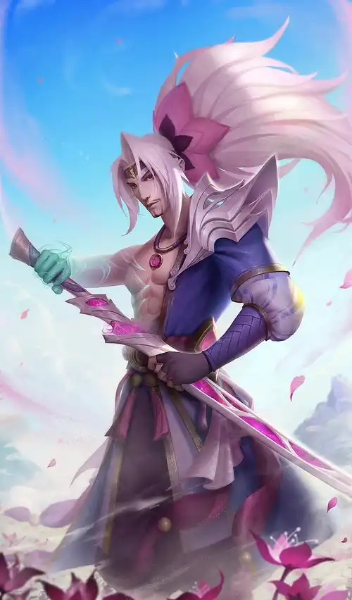 英雄联盟 lol  灵魂莲华 亚索 手机壁纸