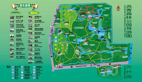 共青森林公园导览图