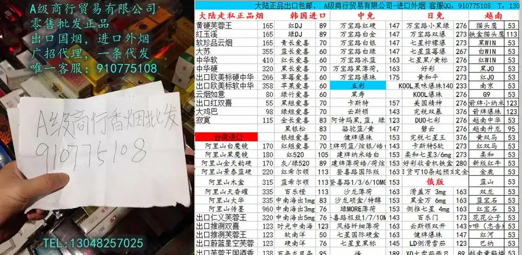 红双喜香烟价格多少钱