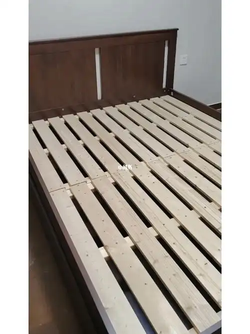 改造宜家床多加一百升级实木排骨床架