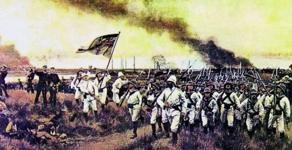 中国_联军_火烧圆明园