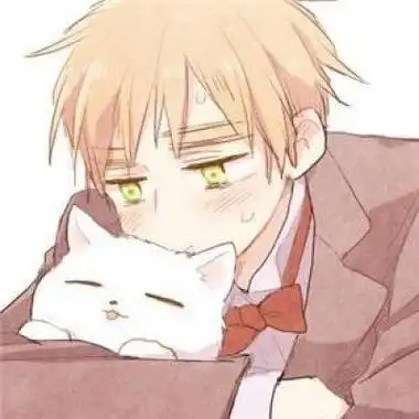 抱着宠物的动漫男生头像图片抱着动物的动漫少年图片头像