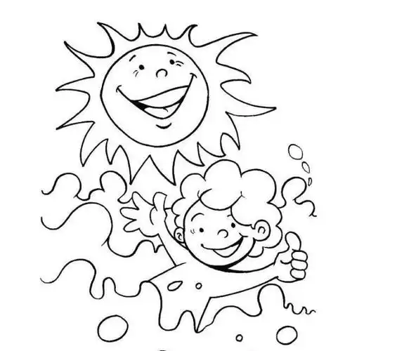 画一画夏天简笔画,可用在手账,手抄报中~喜欢的就收藏起来吧~夏天风景