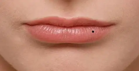 女人下嘴唇后天长痣,女人下嘴唇后天长痣好吗