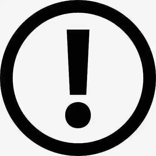 感叹号一圈图标