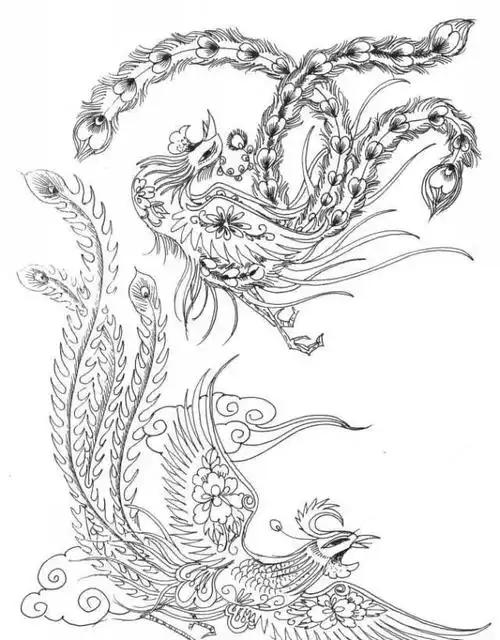 龙凤白描24幅,值得收藏|图腾|轩辕|黄帝|蚩尤_网易订阅